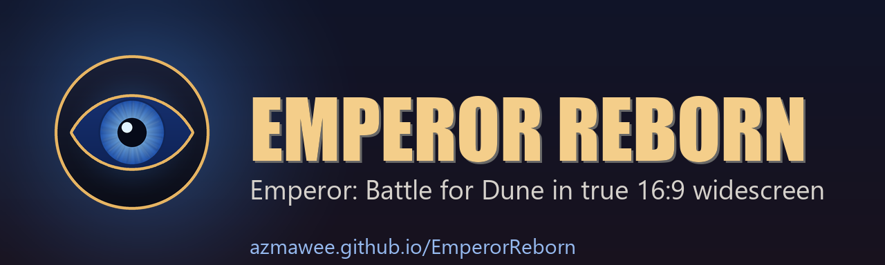 Emperor Reborn - Emperor: Battle for Dune in true 16:9 widescreen